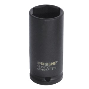 Nasadka udarowa 6-kątna wydłużona 1/2" długość 12 mm PROLINE