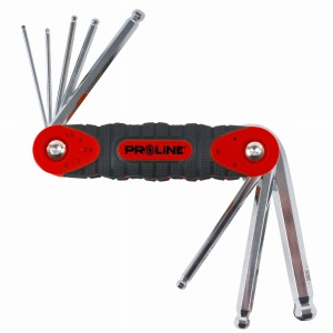 Klucze imbusowe z kulką zakres 1.5-8.0mm ze skuwką szt.8 PROLINE