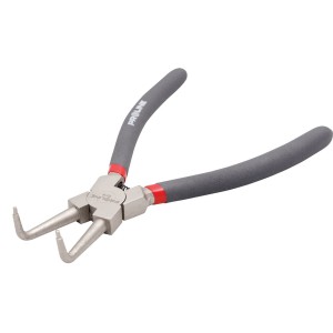 Szczypce do pierścieni osadczych wewnętrzne wygięte 200 mm PROLINE