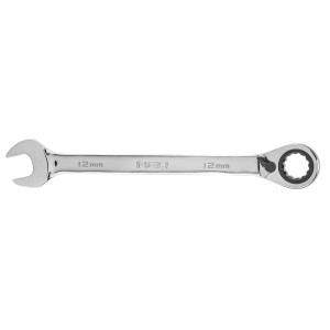 Klucz płasko-oczkowy z grzechotką i przełącznikiem 12mm NEO TOOLS