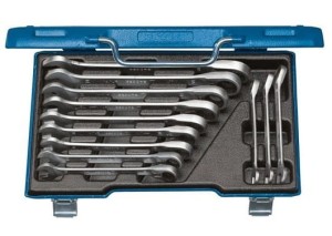 Zestaw kluczy płasko-oczkowych z grzechotką 8-19, odwracalnych, 12-częściowy, 7 UR-012, GEDORE