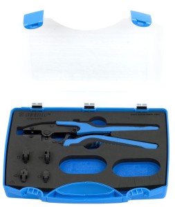 Zestaw szczypiec z wymiennymi szczękami do zaciskania końcówek - 428/4AGPB UNIOR