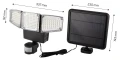 Lampa solarna ścienna potrójna LED 1000LM NEO TOOLS