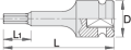 Nasadka 1/2" udarowa, imbusowa 6mm 231/4AHX UNIOR
