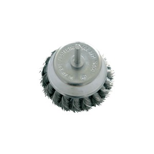 Szczotka doczołowa FI= 75mm, trzpień 6mm PROLINE