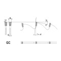 Piła STEEL-TECH Electro 160x20x2,0/1,4/40z GC-5 (W) Globus schemat