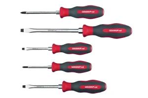 Zestaw wkrętaków do pobijania (PH + płaskie) 5 części R38002105 GEDORE RED