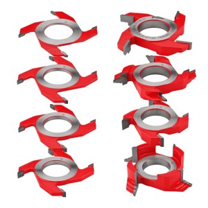 Zestaw frezów HM 114x40x22-27/4z do ram drzwi GLOBUS